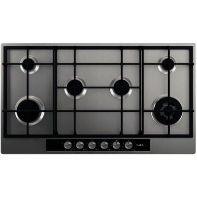 AEG HG956440SM  6 Burner Gas Hob in Stainless Steel